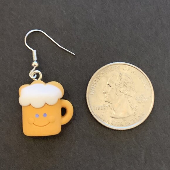 Beer Earring, Alcohol Earring, St. Patrick's Day Earring, Cinco De Mayo Earring - Picture 2 of 4